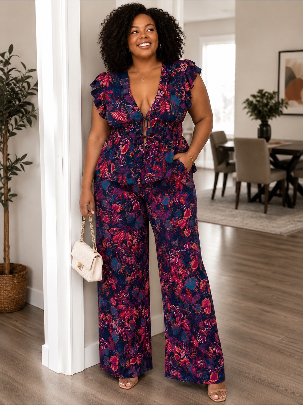 Torrid Flora Pants Set